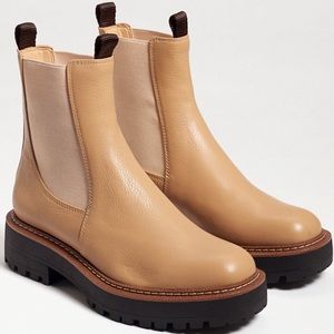 Sam Edelman Laguna Leather Chelsea Boots Sesame 7